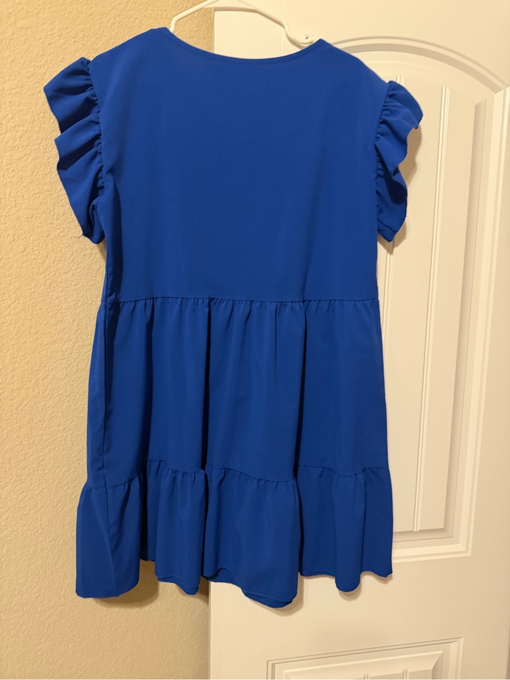 Blue Ruffle Dress - Picture 3 of 4
